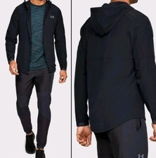 Under Armour Men's Vanish Hooded Fitted Full Zip Jacket Windbreaker M