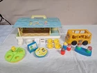 Vintage 1980s Fisher Price Little People Nursery School #929 & Accessories