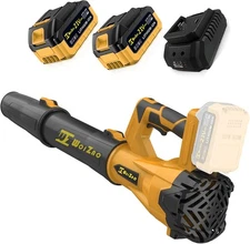 Cordless Leaf Blower 21V Turbo 580CFM 6 Speed Lightweight Battery Powered 4Ah