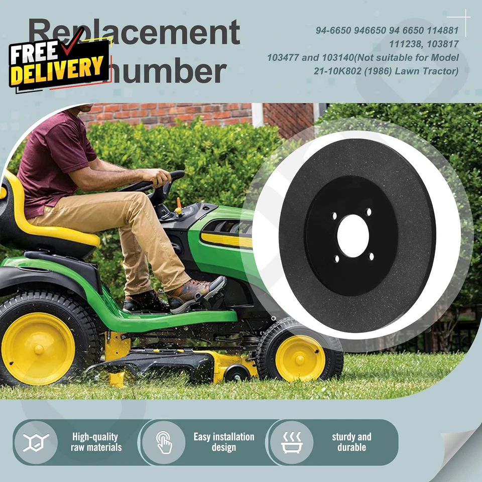 94-6650 114881 Wheel Horse Friction Disc Disk Clutch Compatible with Toro 94.... - Image 3 of 4