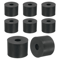 12 StüCk Gummi Unterlegscheiben 20Mm Od, Flache Beilagscheiben 5Mm Id, 15Mm Dick