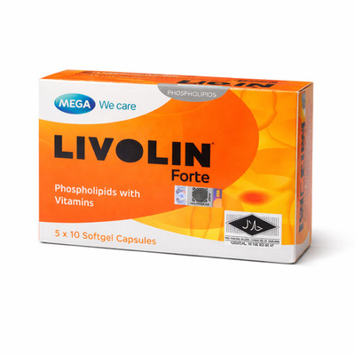 Livolin Forte 50'S Softgels Phospholipids & Vitamin B Complex Supplement