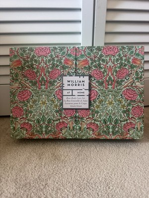 William Morris At Home Luxury Rose Bath and Body Care Set New Box Gift Set Vegan