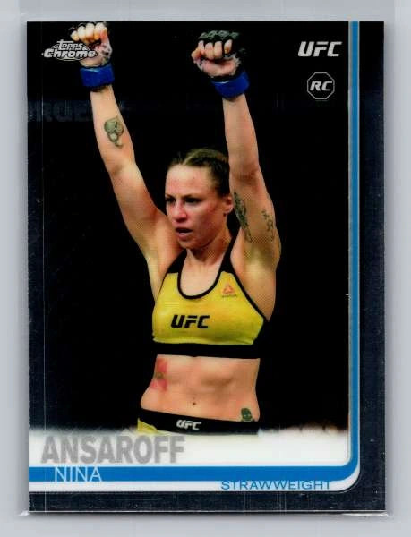 Nina Ansaroff Refractor 97 2019 Topps Chrome UFC Refractor NM Pokemon TCG