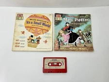 It's A Small World and Mary Poppins Disney Storyteller Book and Cassette 1978