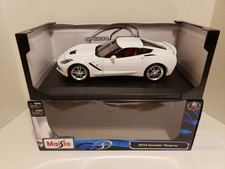 Maisto Special Edition 2014 Chevrolet Corvette Stingray Z51 Diecast White 1:18