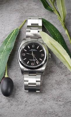 Rolex Explorer OP 116000 Pink Explorer Dial