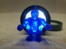 Vintage 1993 Playmates Toys Super Mike TMNT Translucent Blue Plastic smal Figure