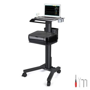 YesSources 2 Tiers Mobile Medical Cart Trolley Lab Dental Spa Salon Equipment