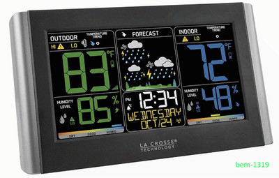 Weather Station w/ Alerts, Forecast, Temp & Humidity Display, C85845