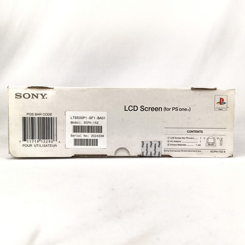 Factory Sealed PS One LCD Screen PAL PlayStation 1 PS1 SCPH-152B Trusted Seller - Picture 5 of 11