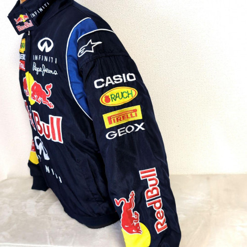 Red Bull Racing Jacket Size L Navy [Used Excellent] limited From
