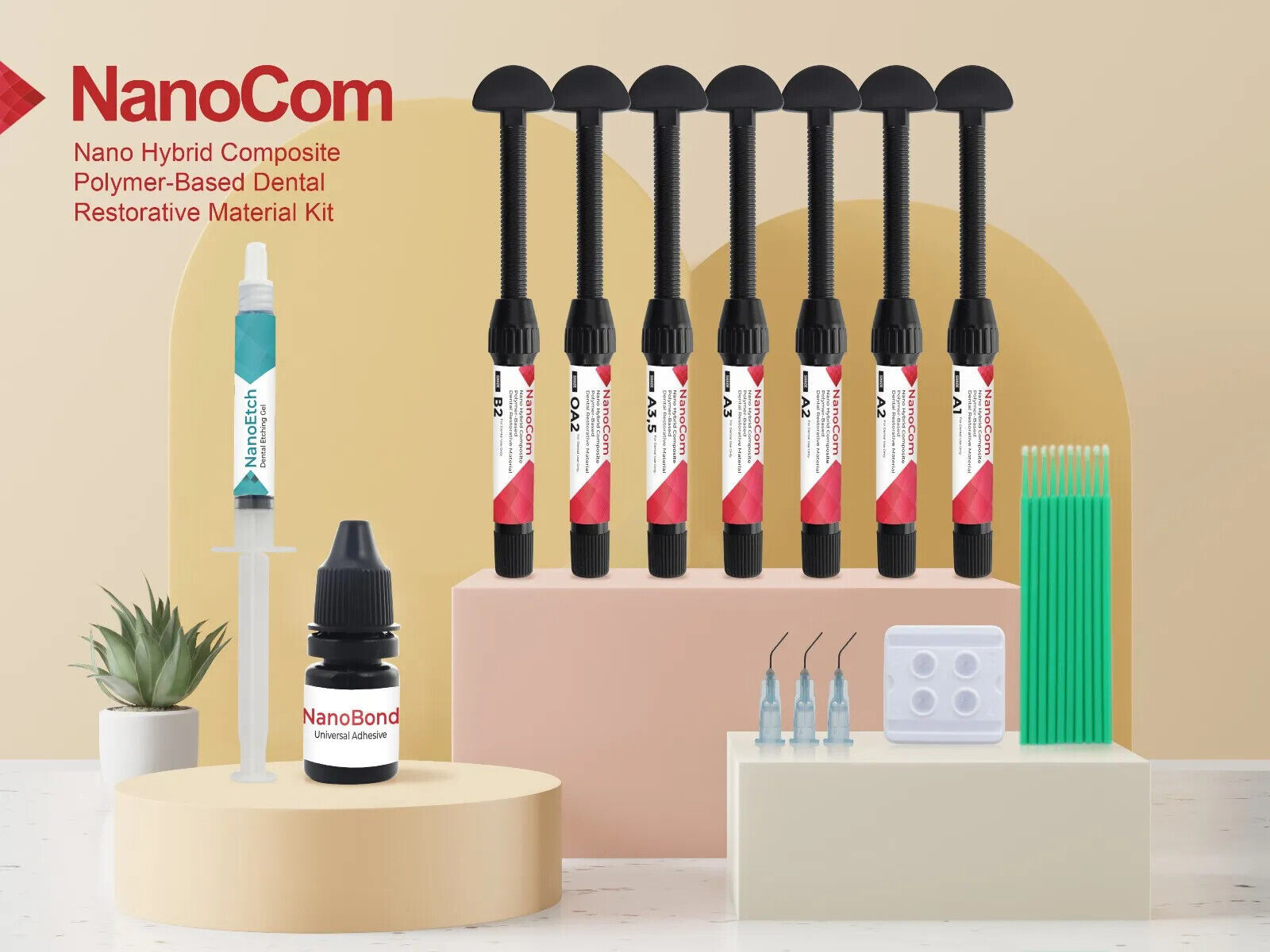 7 Syrin Polymer Based Nano Hybrid Dental Composite Kit ( Free