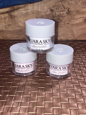 3 Pieces Lot Kiara Sky Dipping Powder 0.5 Oz Each .