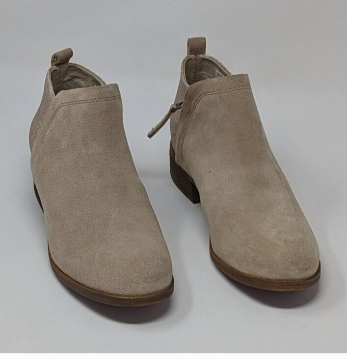 SAOLA Stivaletti alla caviglia Toms tan Deia Oxford marrone chiaro pelle scamosciata taglia 7 5