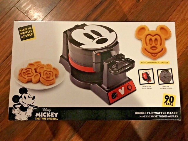 Disney Mickey Mouse 90th Anniversary Double Flip Waffle Maker