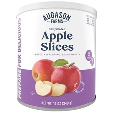 	Augason Farms Dehydrated Apple Slices Gluten Free Long Term Food-Large #10 Can	