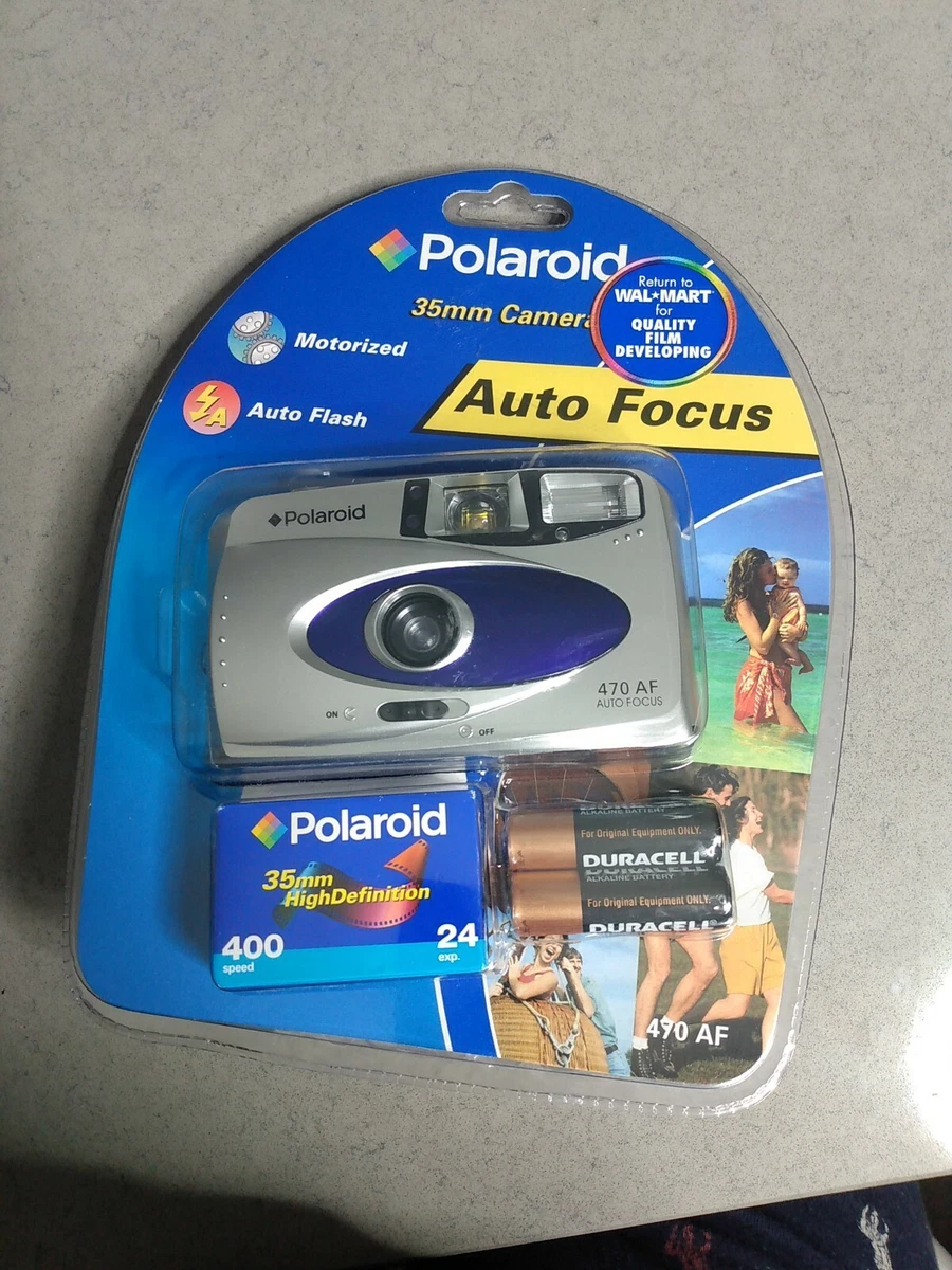 Polaroid 3000 AF Panoramic 35mm Film Camera Auto Flash Autofocus W.