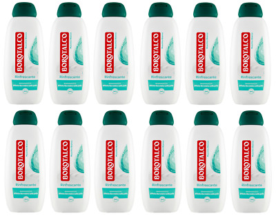 12er-Pack Borotalco Rinfrescante Bagnodoccia Duschgel Weißer Moschus 450ml