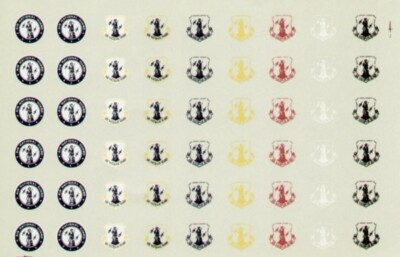 Experts Choice Decals 1/48 Air National Guard ANG Insignia 54x 1 Round 7 Shield