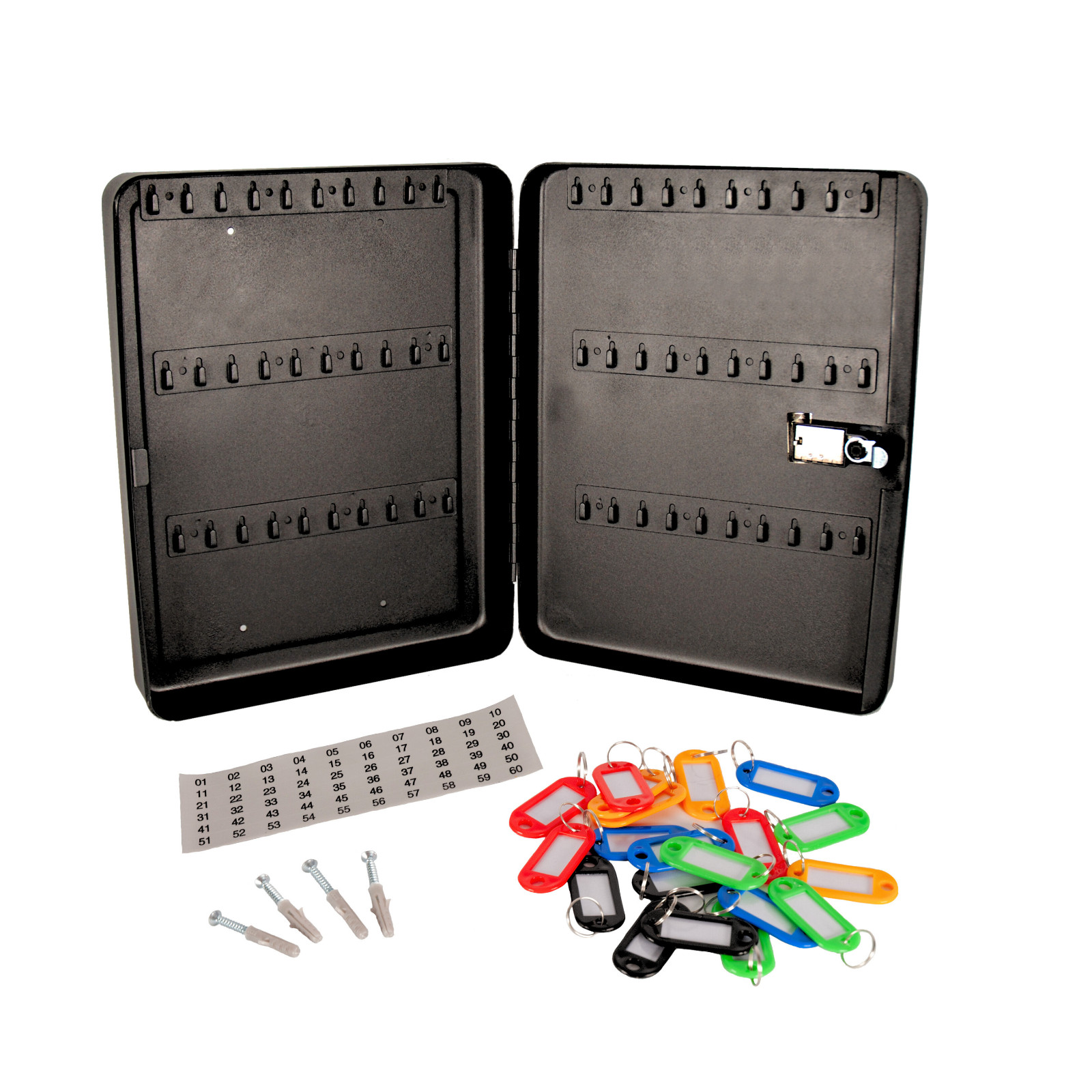 Cathedral Products 60-Key Capacity Combination Lock Key Cabinet