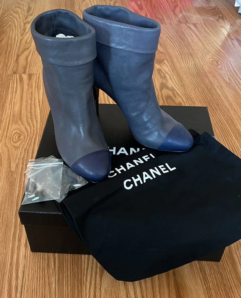 chanel boots 38.5 | eBay