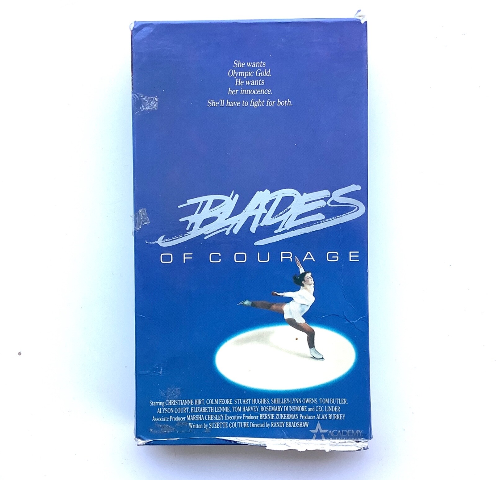 Blades Of Courage VHS Rare 80s Drama Olympics Academy First Release OOP