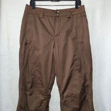 Burton Snowboard Cargo Pants Womens Medium Brown Winter 32X31 Snow
