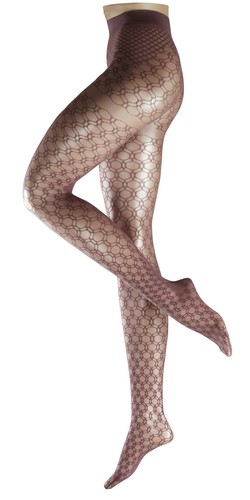FALKE Moon Sheer Geometric Patterned 
