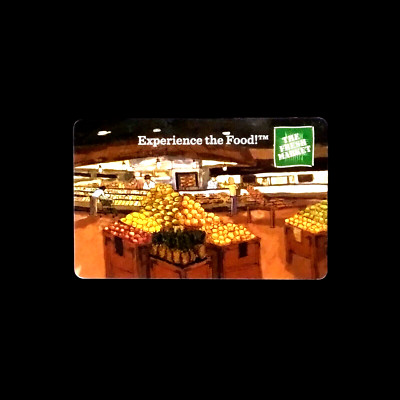 The Fresh Market Experience the Food! NEW COLLECTIBLE GIFT CARD $0 #6279
