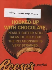 Reese's Peanut Butter Cups 2007 Picture Print Ad Clipping Page Discover Card ad