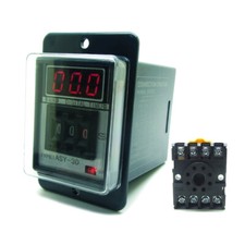 Time Delay Relay Digital ASY-3D Programmable Timer 12V 24V 110V 220V 380V  Base