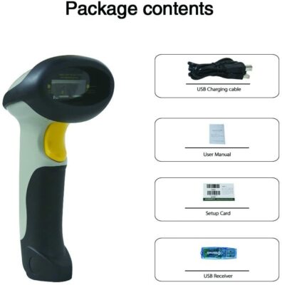 YOUFU Wireless & Bluetooth Automatic Barcode Scanners Barcode Reader openbox