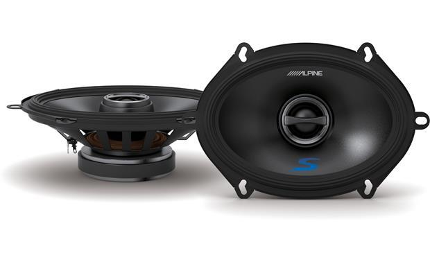 Alpine S-S57 5x7" or 6x8" 460W Type-S 2-Way Coaxial Car Speakers