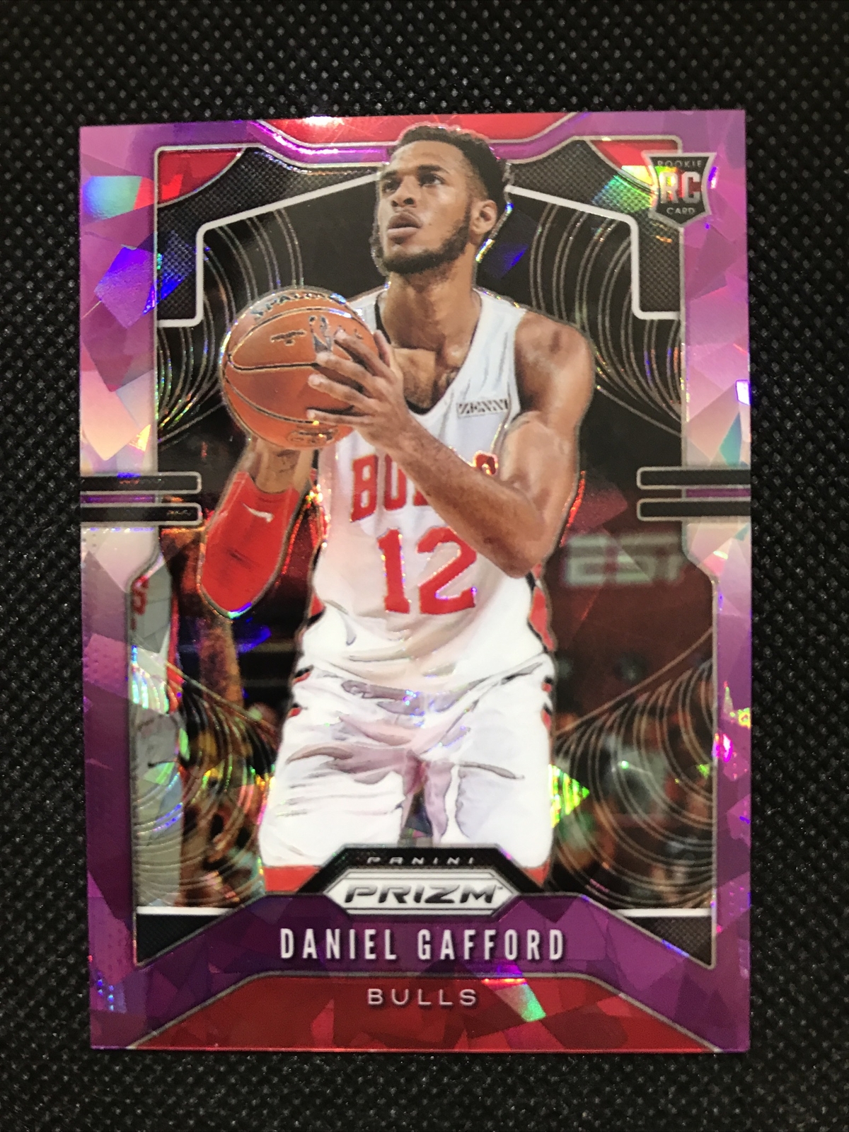 Daniel Gafford 2019-20 Prizm Rookie RC #294 Purple Ice Prizm /149