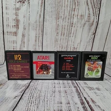 Atari Game Lot (Football,Golf,Space Invaders,Combat)