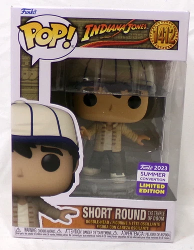 Funko Pop! Movies Indiana Jones 1412 Short Round Summer Convention Vinyl Figure