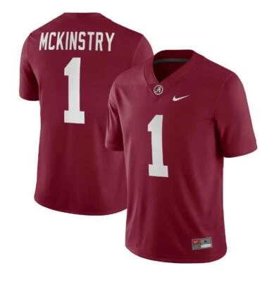 Kool-Aid McKinstry Crimson Tide Crimson Men Jersey - All Stitched
