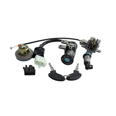 Kit Contacteur D'Allumage + Bouchon Réservoir + Serrure Siège Avec 2 Clés – GY6 50cc 150cc Jonway Taotao Roketa