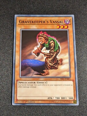 Yu-Gi-Oh! Gravekeeper's Vassal SS01-ENB03 1st Edition Common NM | eBay