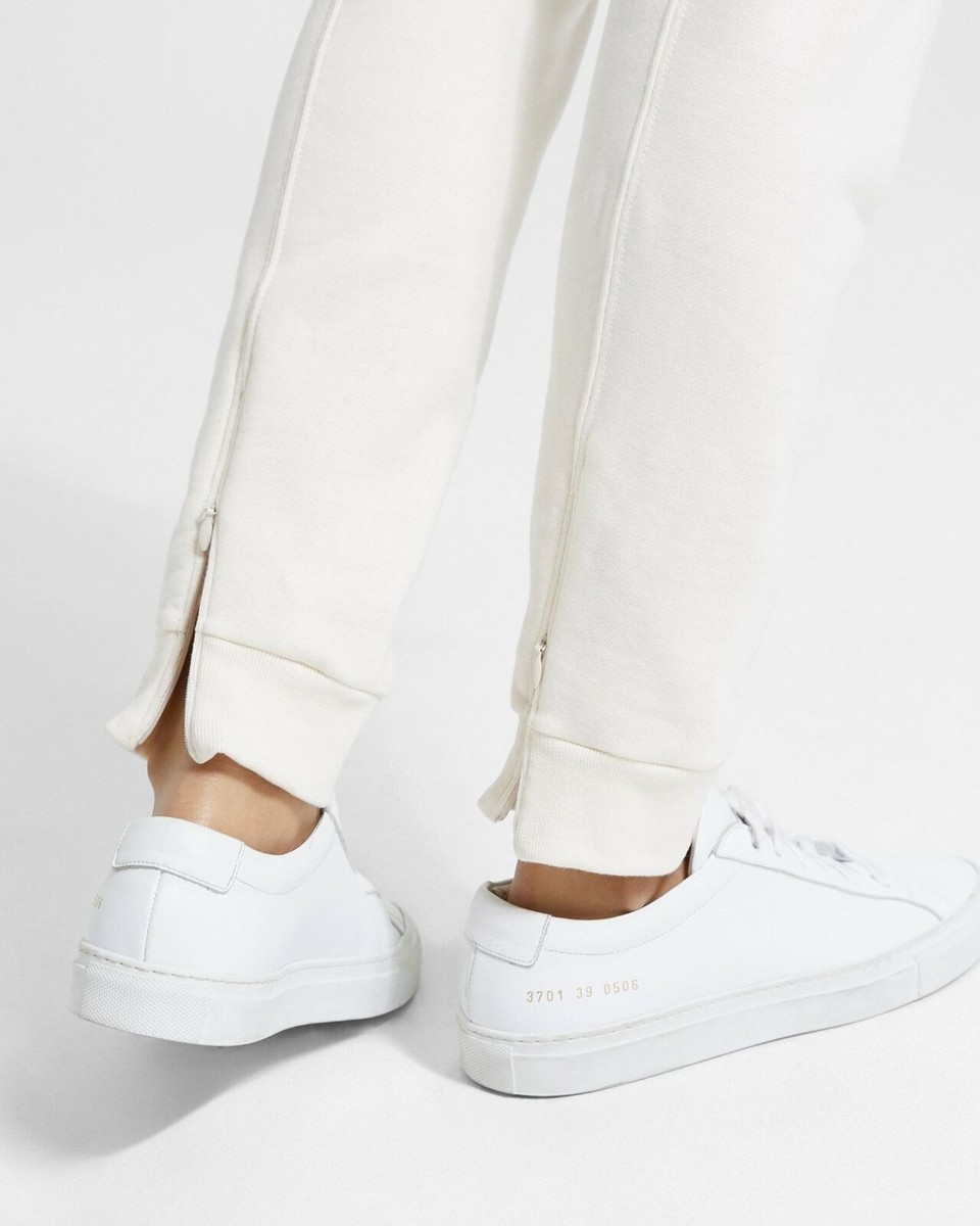 Pantalon De Survêtement Theory 2.0 Léger Crème - Taille M, Polaire - Neuf Avec étiquettes