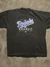 Vintage Kansas City Royals Shirt Men's XL Blue Short Sleeve Dynasty MLB