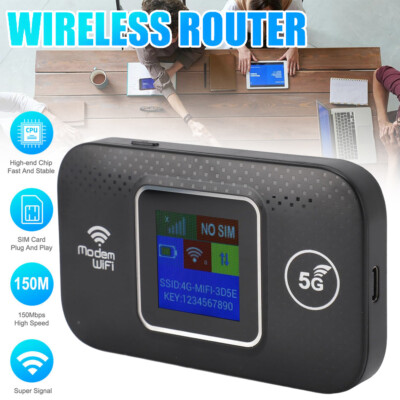 4G LTE Mobiler WLAN Hotspot Wireless WLAN Router WiFi Modem Router für Unterwegs