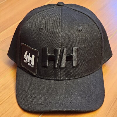 Helly Hansen 4H Club Black Snapback Hat Cap
