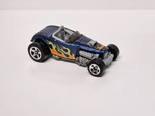 Hot Wheels 32 Ford Roadster Blue With Flames 164 Hot Wheels 32 Ford Roadster Blue With Flames 164