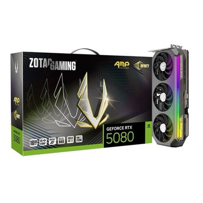 ZOTAC GAMING GeForce RTX 5080 AMP Extreme Infinity 16GB GDDR7 Graphics Card