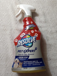 RESOLVE Pet Expert Stain and Odor Remover, Carpet Cleaner, *~90% FULL*