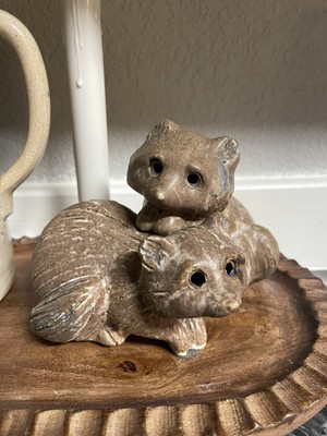 Vintage McCarty Pottery Raccoons