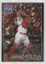 2019 Topps Greatest Players Black 190/299 Yadier Molina #GP-7 04br