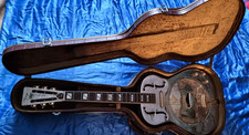 Dean Resonator Guitar Gitarre + Vintage Koffer Japan Guitar case;Blues  Gitarre